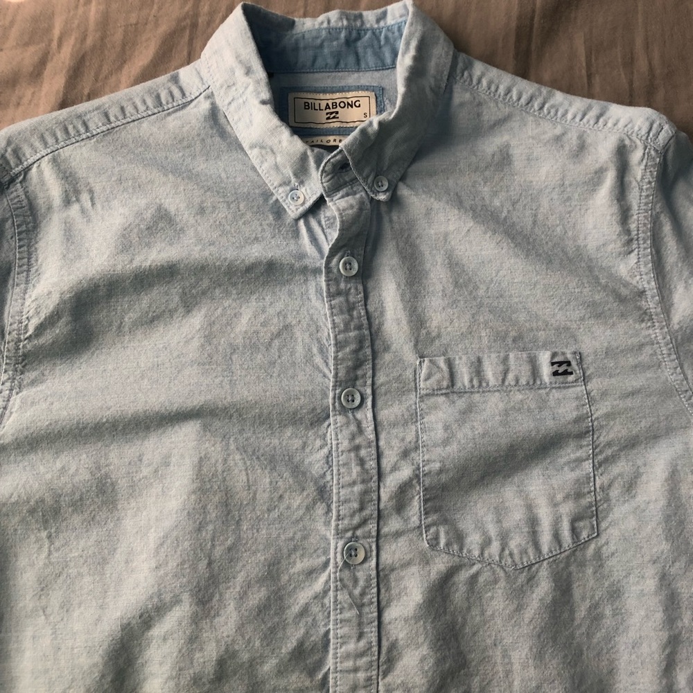 Blue Billabong Button Down